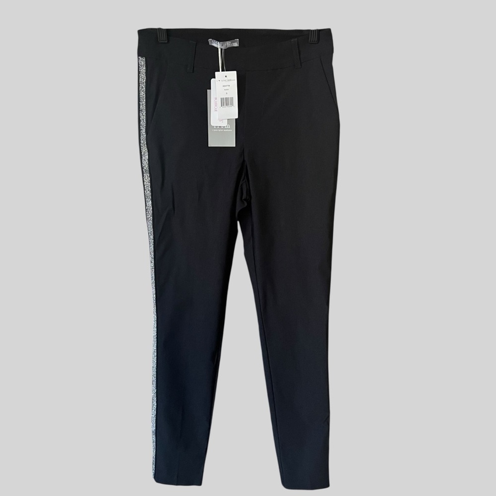 Iltm I love Tyler Madison New with Tags Black Pants with gray glitter.